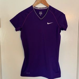Nike Pro Combat Dry Fit Fitted Tee - S